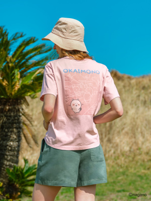 Styling CHIIKAWA x JOKE BEAR AND FRIENDS UT Graphic T-Shirt in pink