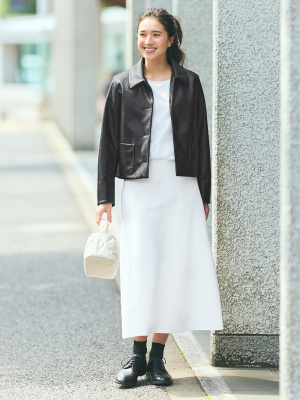 Washable Milano Ribbed Skirt