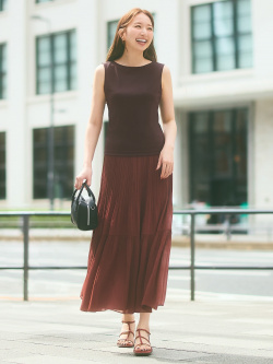 Chiffon Tiered Skirt