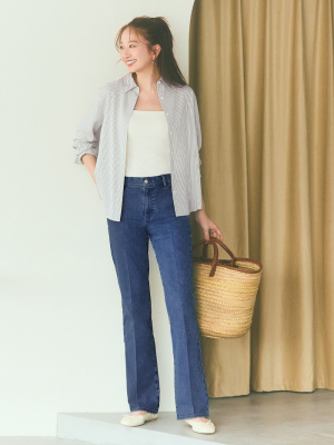 Rayon Blouse | Striped