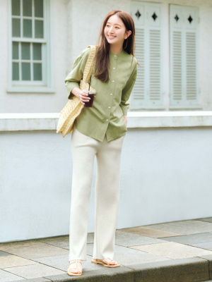 Washable Knit Ribbed Pants
