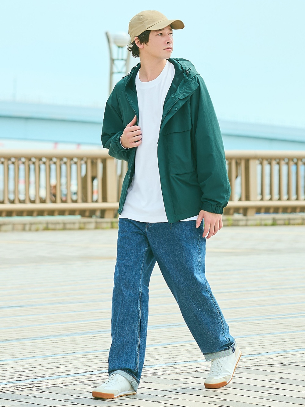 WIND AND SEA◇21ss/×SOLSO PARK/パーカー/L/コットン/WHT/無地/wds