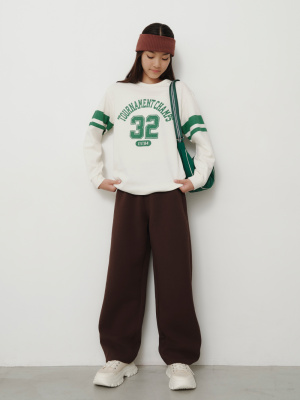 ユニクロ公式 | GIRLS ドライスウェットカーブパンツ