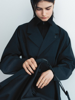 Double Face Knit Half-Zip Sweater