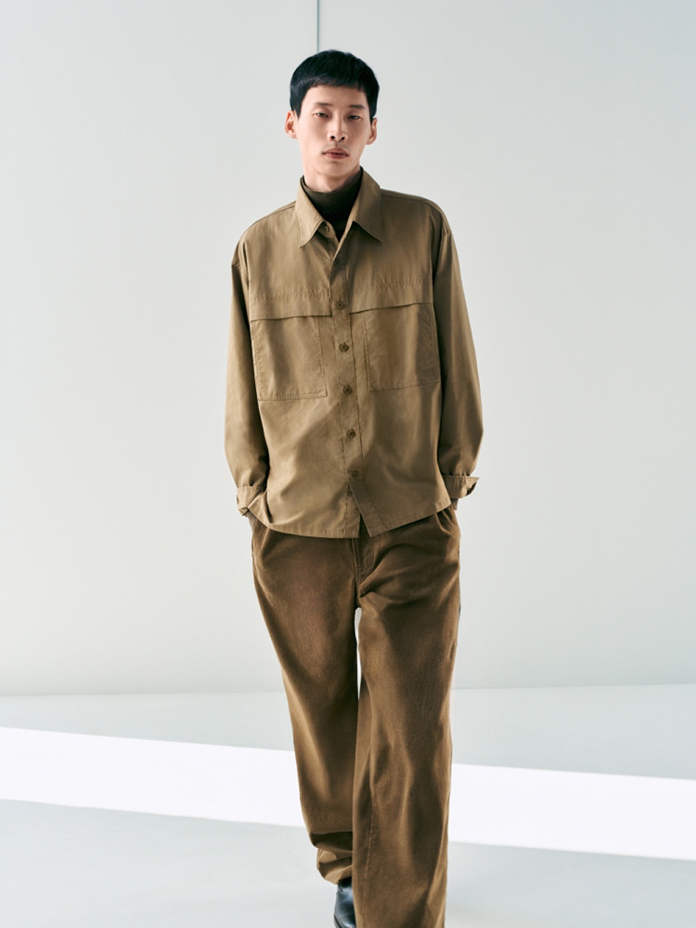 Utility Oversized Shirt Long Sleeve