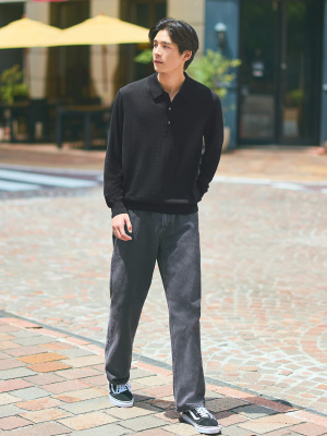 ユニクロ公式 | メリノニットポロセーター