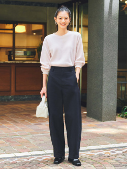 Waffle Crew Neck Long-Sleeve T-Shirt