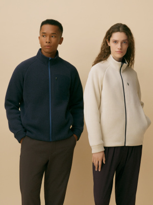Unisex Knitted Fleece Full-Zip Jacket | UNIQLO US