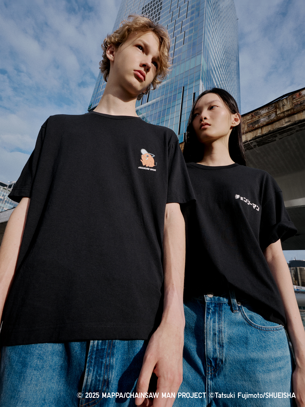 styling Chainsaw Man UT Graphic T-Shirts