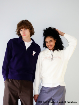 POP MART Half-Zip Sweatshirt | THE MONSTERS