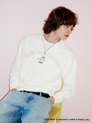POP MART Half-Zip Sweatshirt | THE MONSTERS
