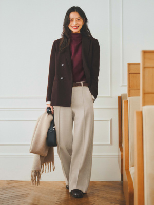 Pantalon large en jersey brossé pour Unisexe | UNIQLO FR