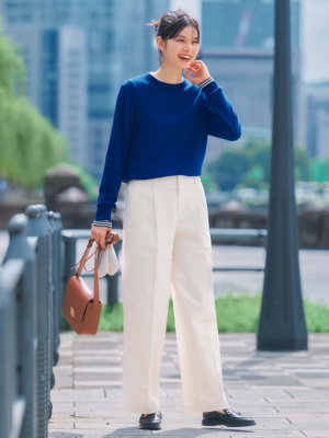 PG♡クールネックニットプルオーバー1 クルーネックニットプルオーバー | MASTER BUNNY EDITION（マスター