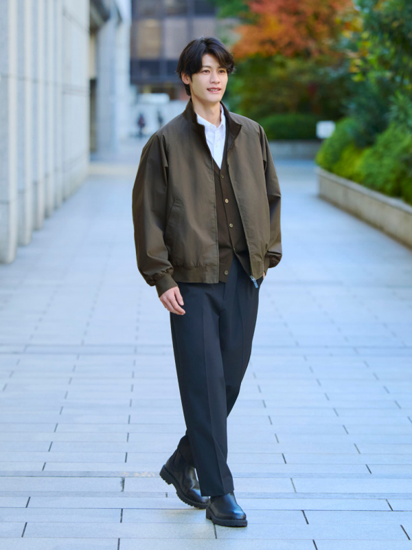 Cardigan Milano Rib Kerah Kemeja