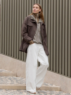 ユニクロ ユーティリティショートコート ブラウン UNIQLO - ユニクロ ダブルフェイスショートコート ブラウンの通販 by
