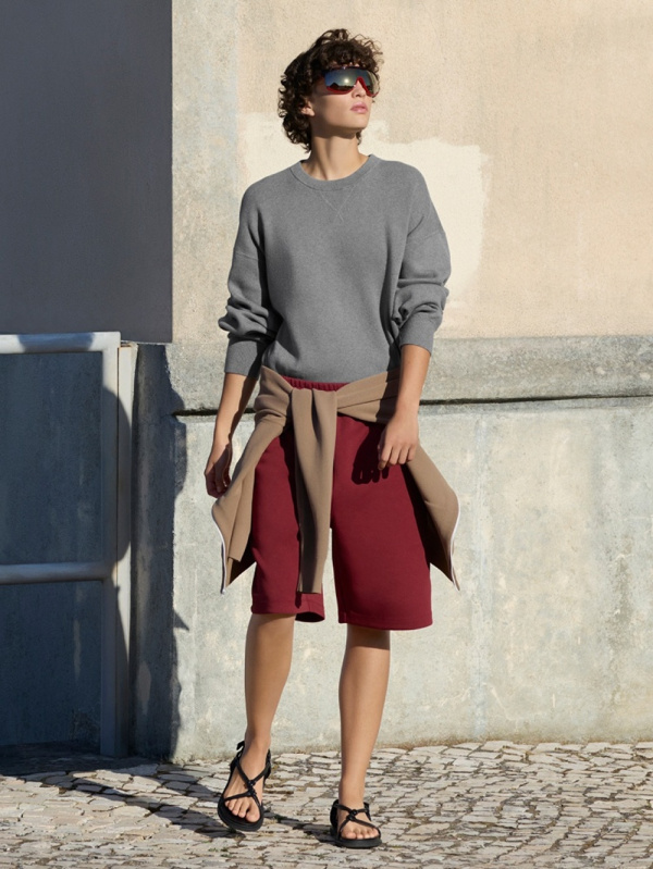 An outfit using Wide Sweatpants and Sweat Oversized Full-Zip