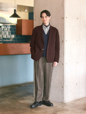 ユニクロ　ニットジャケット　2026年　ダークブラウン　Sサイズ　新品 2026年最新】UniQlo c ニットジャケット ダークブラウンの人気アイテム