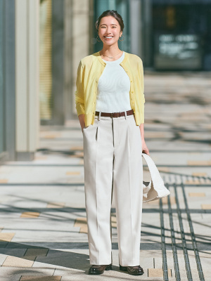 ユニクロ公式 | タックワイドパンツ