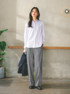 ユニクロ公式 | タックワイドパンツ