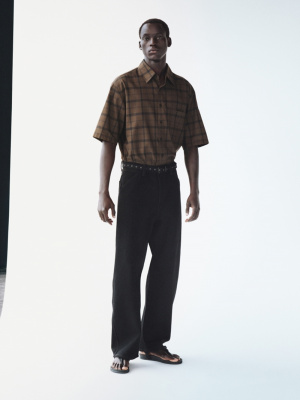 Men's Wide Tapered Jeans | UNIQLO US