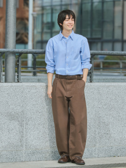 Kemeja Oxford Lengan Panjang (Regular Fit)