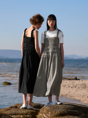 Women's Shirring Dress | UNIQLO US