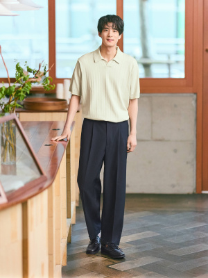 Unisex Pleated Wide Tapered Pants | UNIQLO US