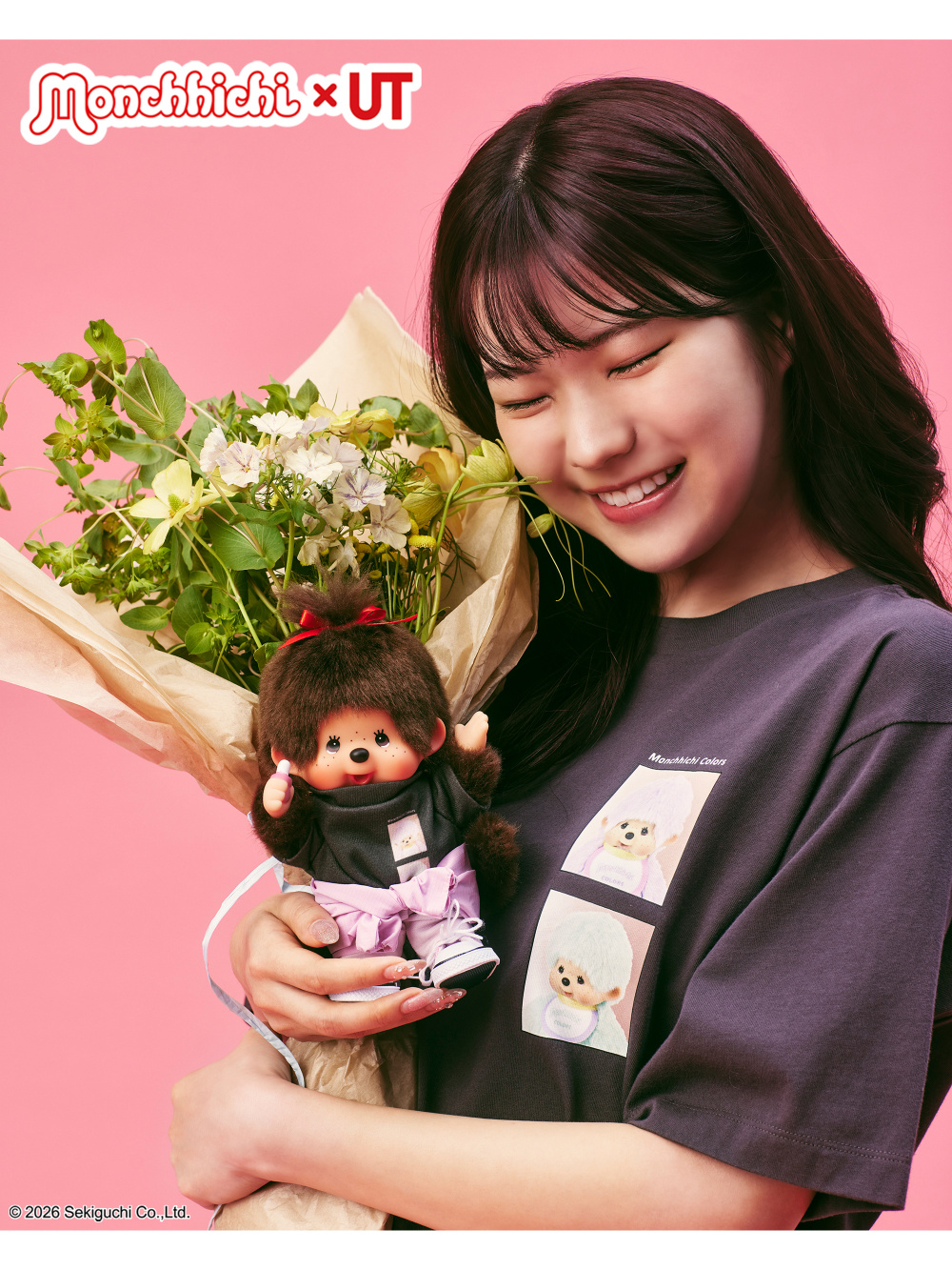 Styling ideas using 「monchhichi UT (SHORT SLEEVE GRAPHIC T-SHIRT