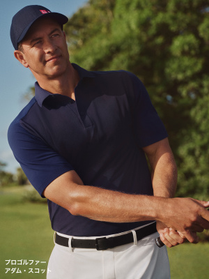 UNIQLO ドライEXポロシャツ　アダムスコット着用モデル ユニクロ公式 | ドライEXポロシャツ／アダム・スコット選手大会着用