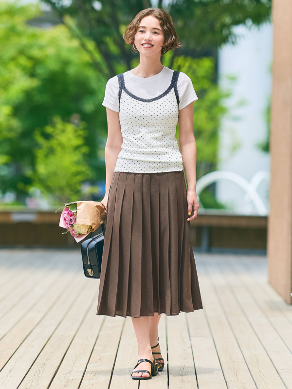 An outfit using Mini T-Shirt and Ultra Stretch Active Wide Pants