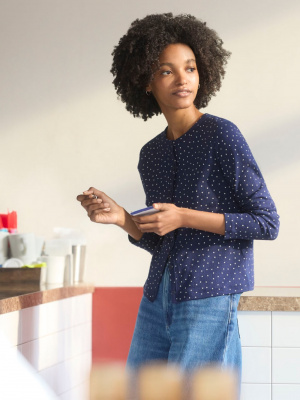 Women's Pointelle Cardigan Long Sleeve | Heart | UNIQLO CA