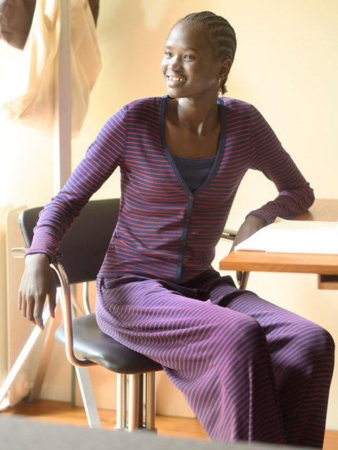 An outfit using Cropped Square Neck Sleeveless Top and Briefs