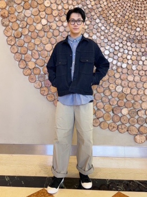 ジャケット・アウター Max Denim Trucker Jacket SUPERTHANKS ブルゾン アウター デニムジャケット風トラッカー