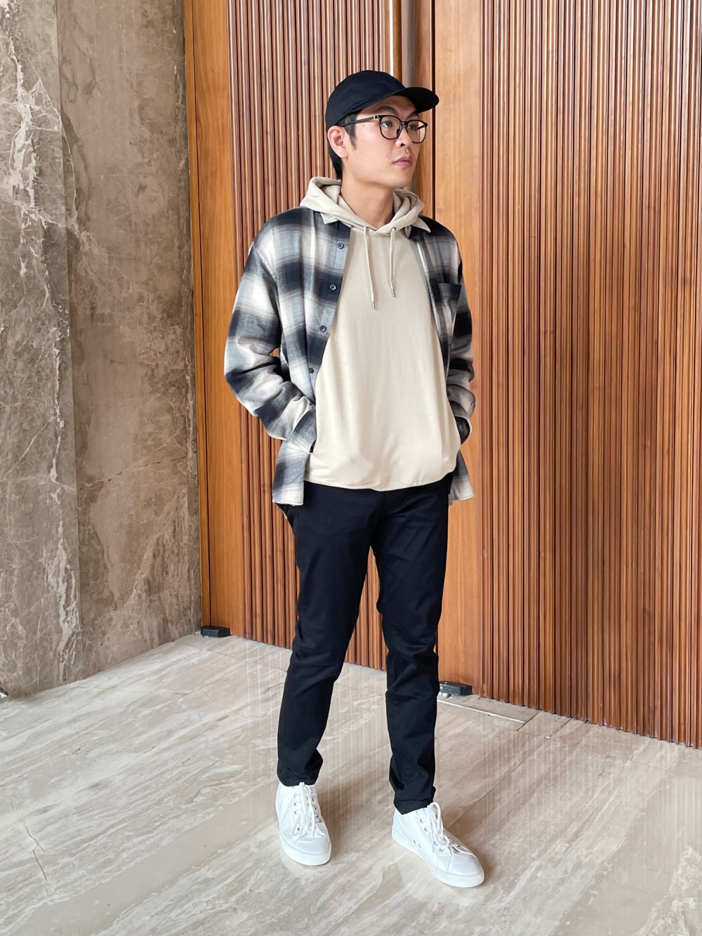 Grey flannel cheap shirt outfit