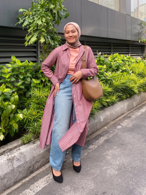 uniqlo long sleeve shirt dress Women's Cotton Long-Sleeve Long Shirt Dress
