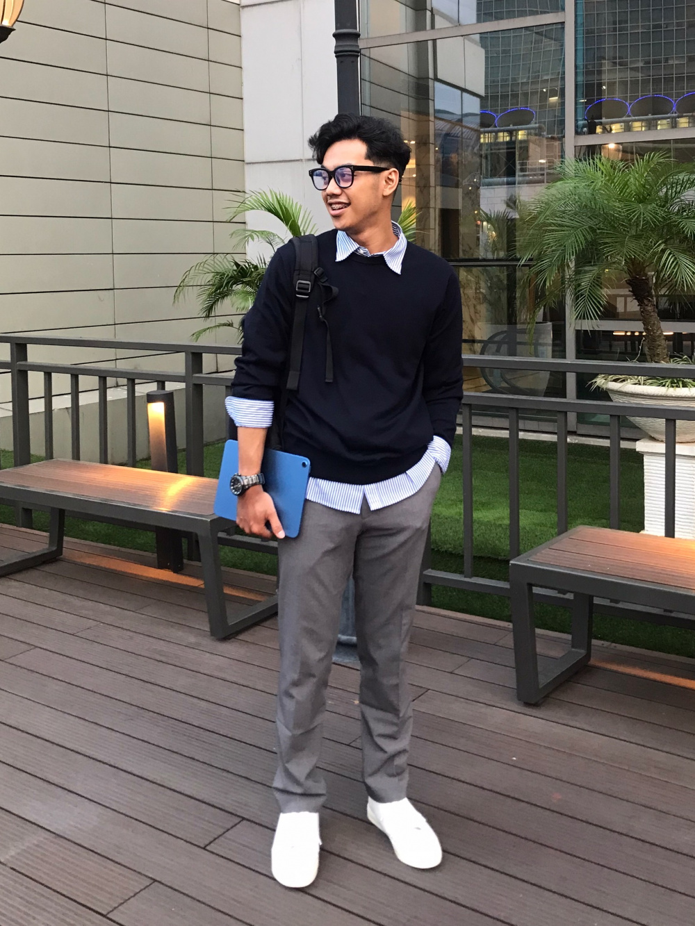 Check styling ideas for Extra Fine Merino Crew Neck Long Sleeve