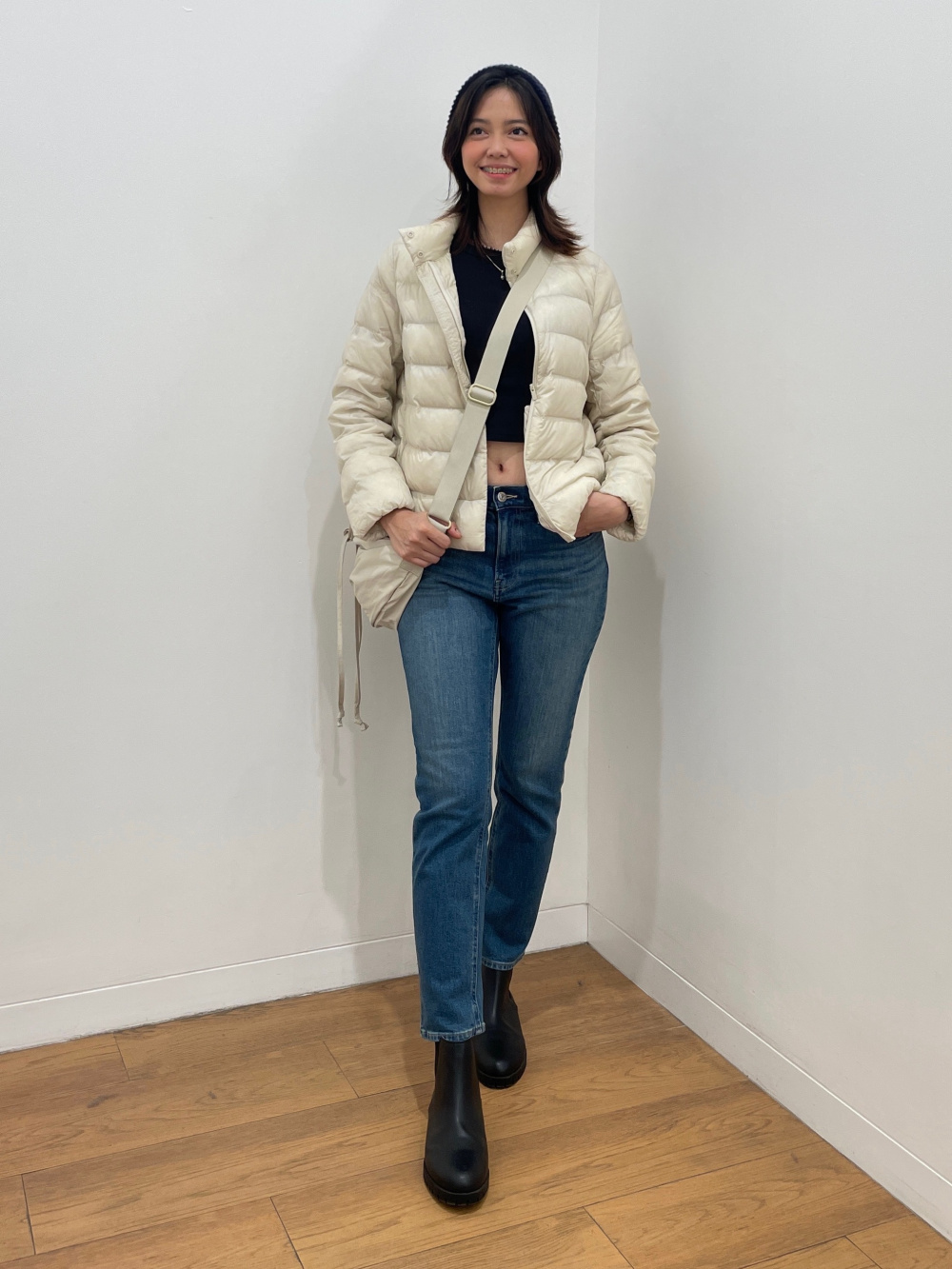 Check styling ideas for「Ultra Light Down Jacket (2021 Edition)、Baggy  Jeans」