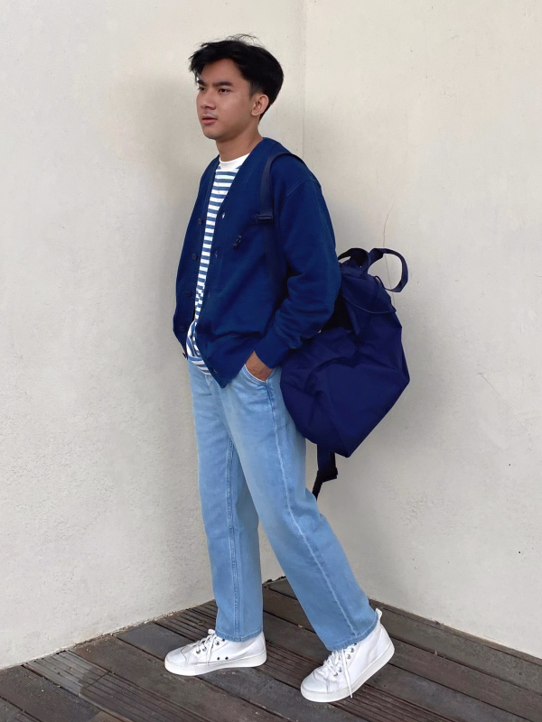 Check styling ideas for「Supima Cotton Crew Neck Short Sleeve T-Shirt、Reversible  Parka」