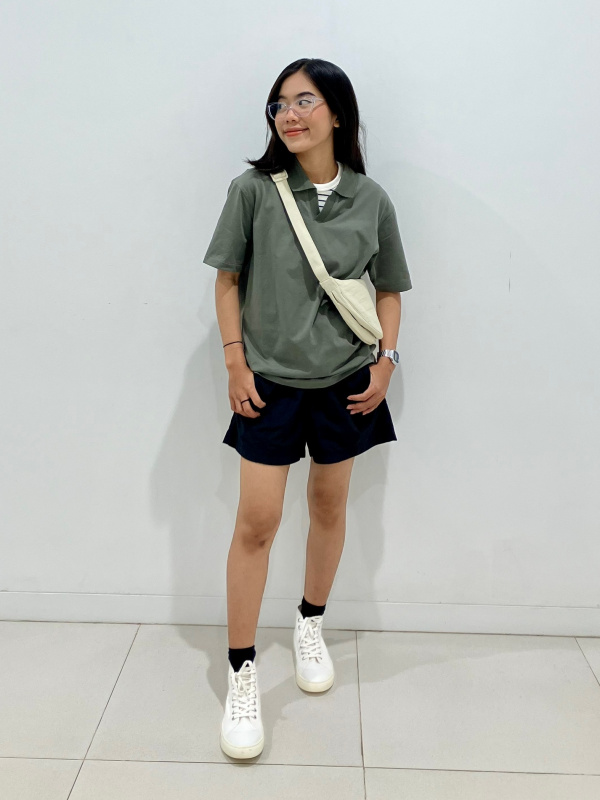 Check styling ideas for「Mini Short Sleeve T-Shirt、Linen Blend