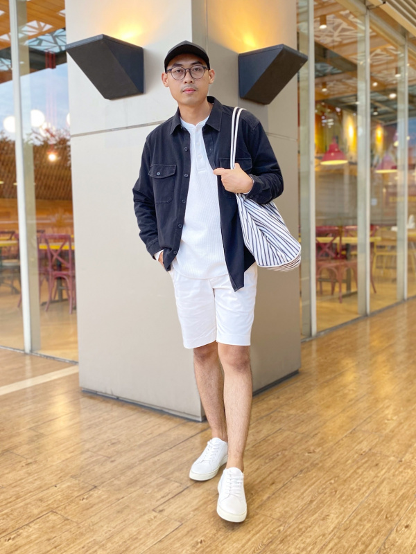 WAFFLE HENLEY NECK LONG SLEEVE T-SHIRT | UNIQLO SG