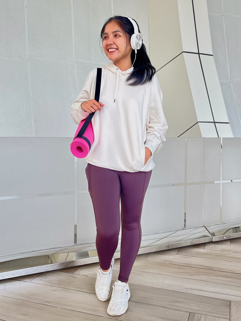 Check styling ideas for Sweat Pullover Hoodie AIRism UV Protection Soft Leggings Coordination Set UNIQLO ID