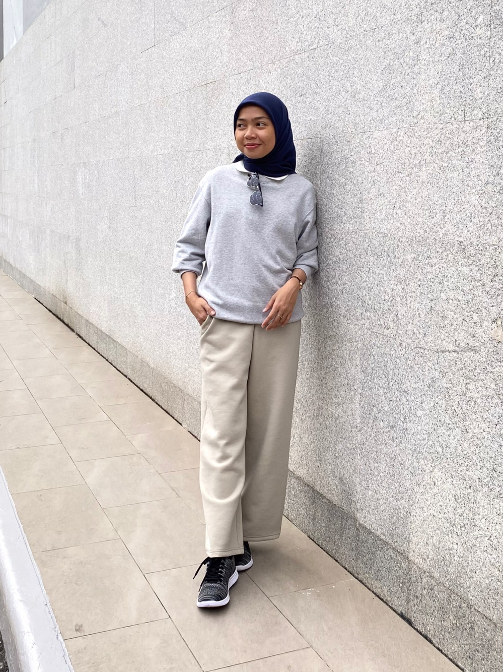 Cek Ide Styling Untukcelana Fit Lebar Sweatsweater Uniqlo Id