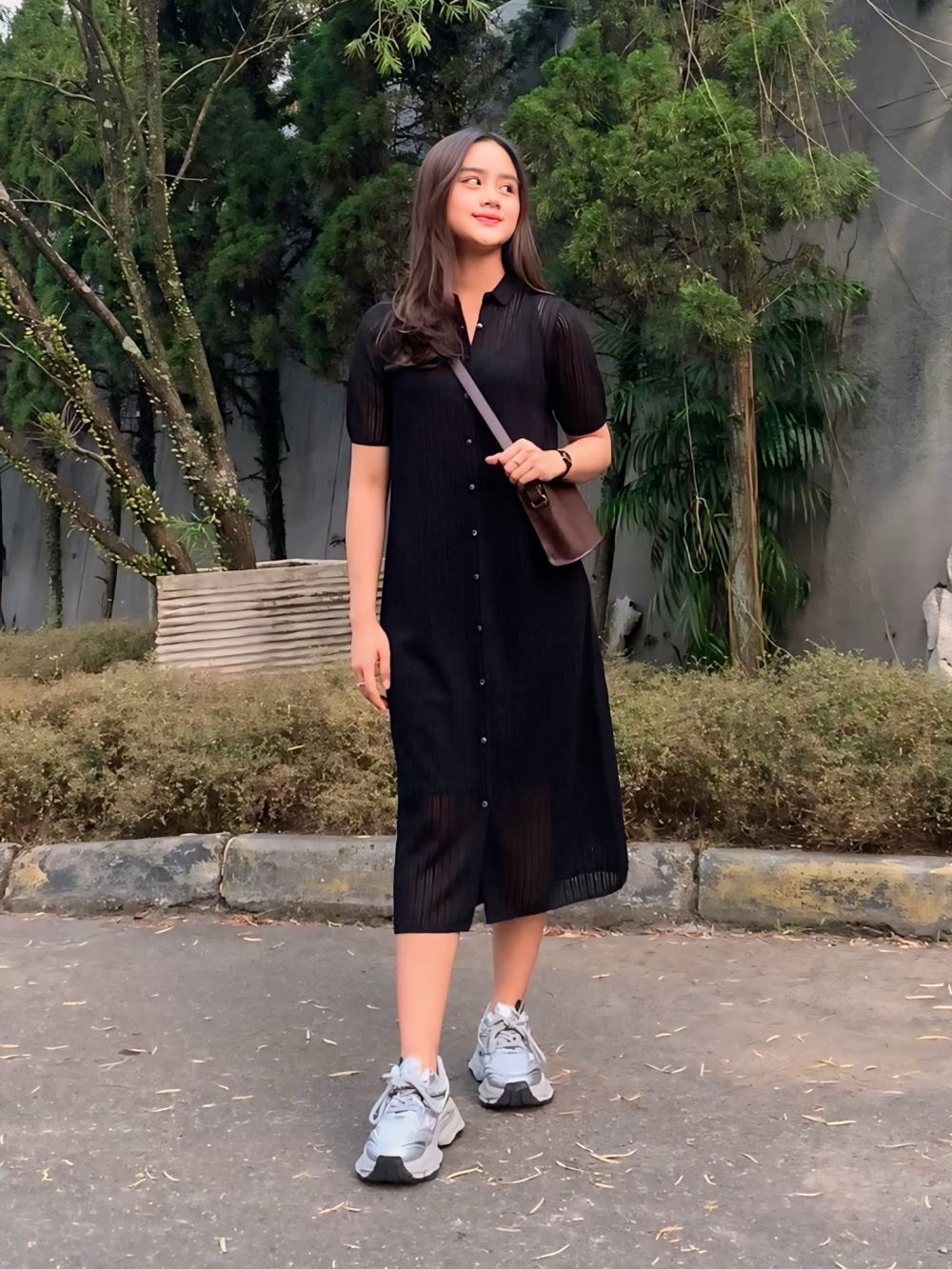 Check styling ideas forLace Knit Dress Short Sleeve| UNIQLO PH