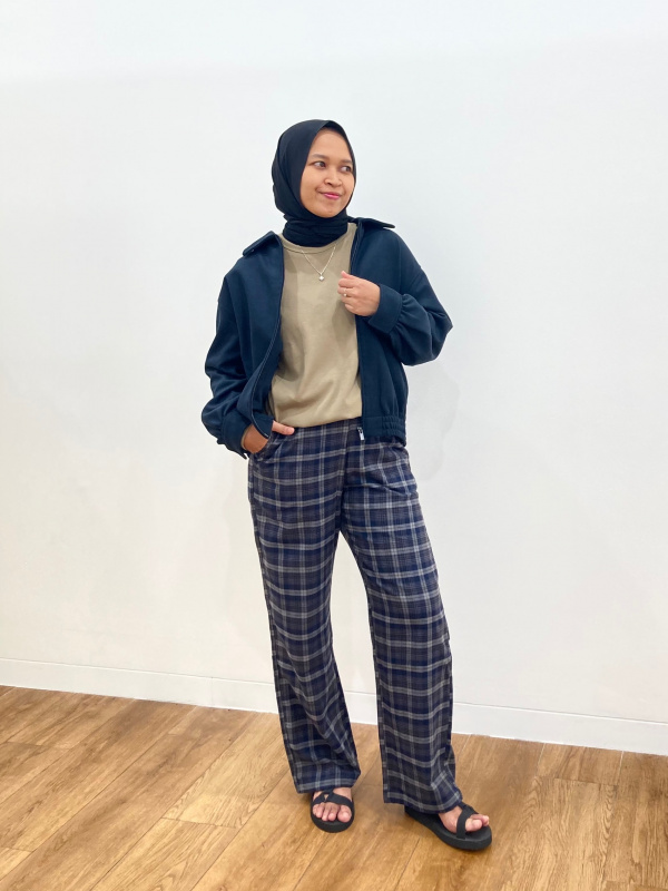 WOMEN'S FLANNEL PANTS (CHECKED) | UNIQLO SG