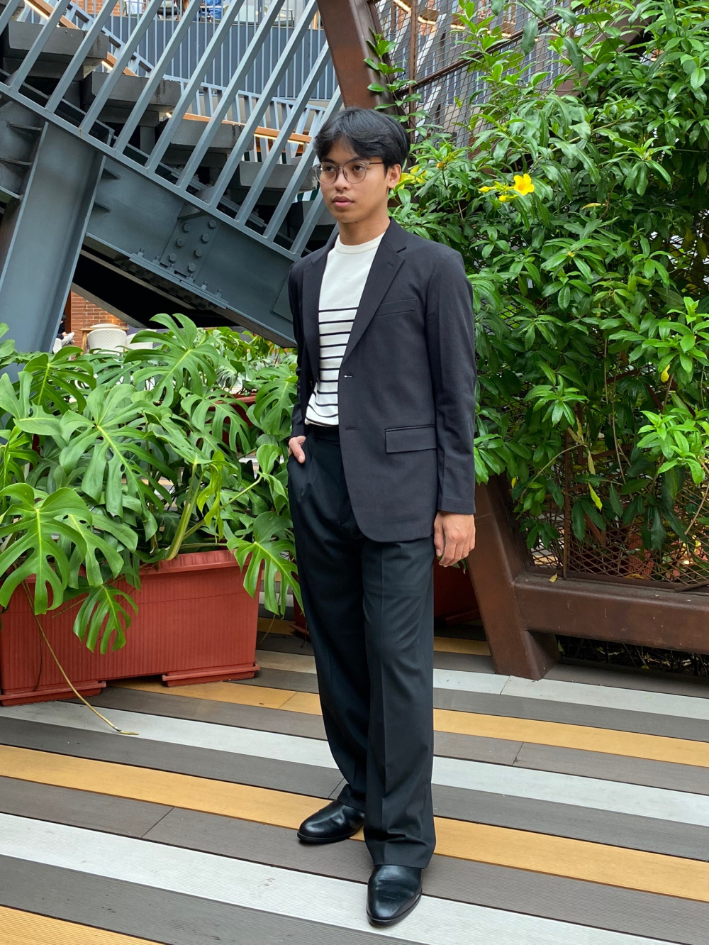 Check styling ideas for「Washable Milano Ribbed Crew Neck Sweater