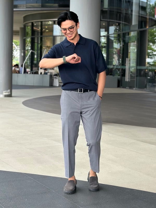 Dress Pants Uniqlo Men Ankle Pants Men's Smart Ankle Pants 2-Way Stretch  Tall UNIQLO US