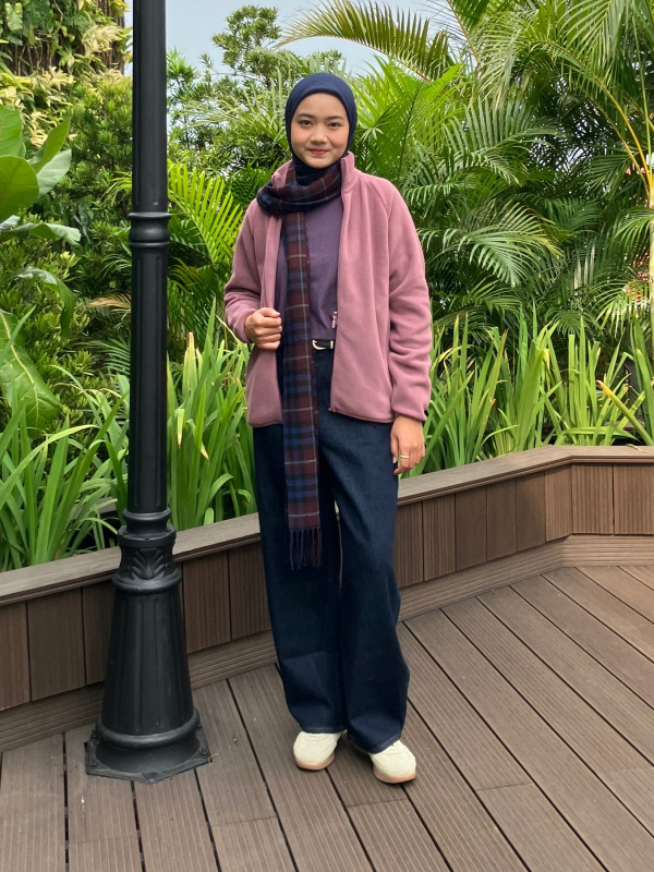 Jaket Fleece Ritsleting