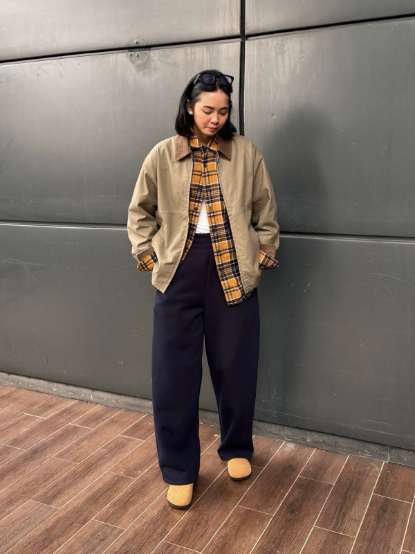 Jaket Blouson Pendek Ritsleting