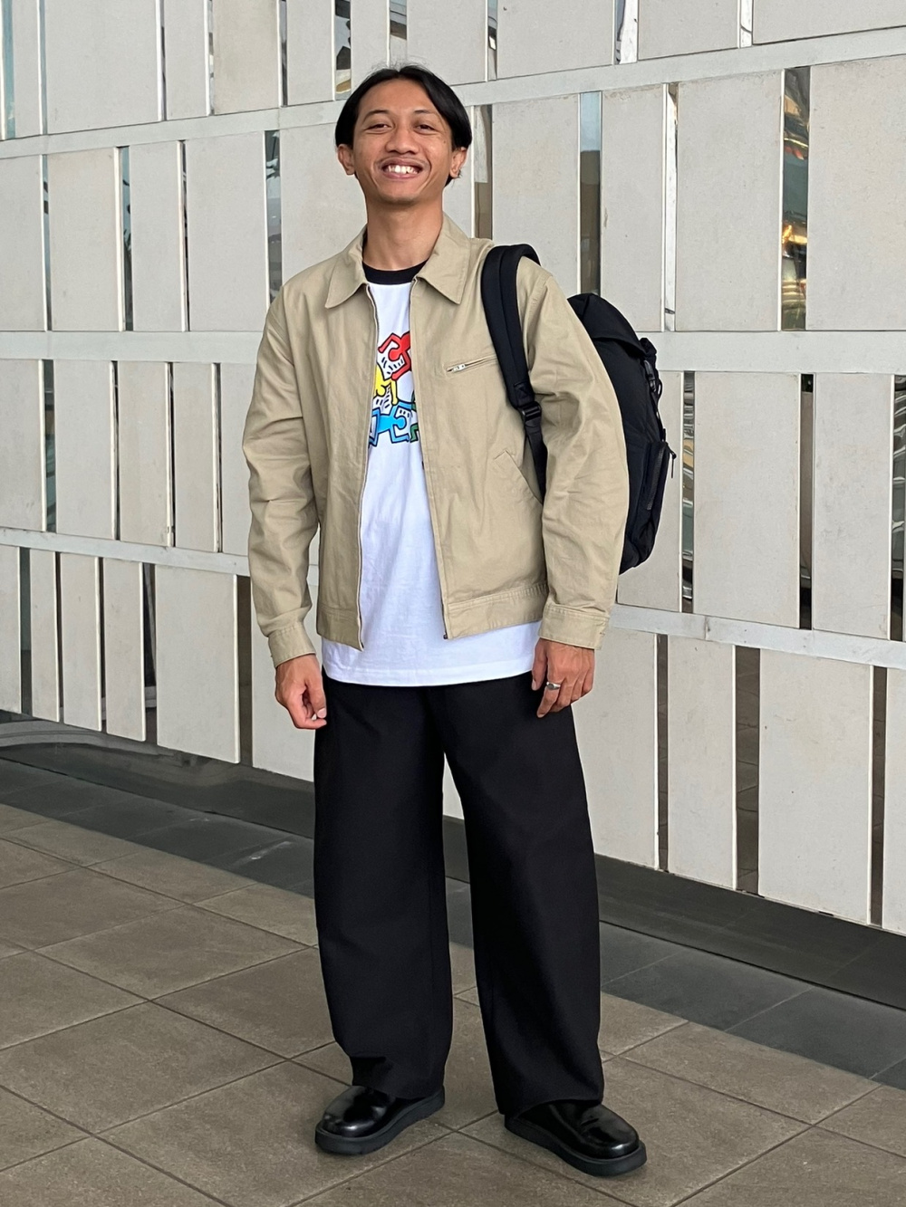 Check styling ideas forZip Up BlousonSuper Non Iron Slim Fit Shirt Long  Sleeve | Button Down Collar| UNIQLO ID