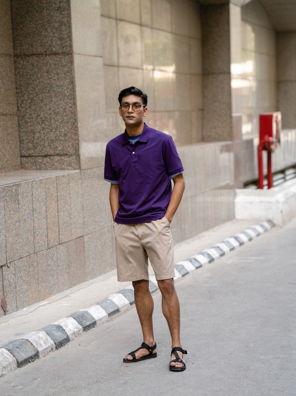 Check styling ideas for「Dry Pique Short Sleeve Polo Shirt